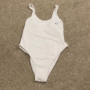 •xhilaration one-peice white swimsuit •